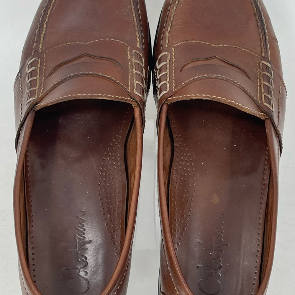 Cole Haan Bowman Penny Loafer Slip On Saddle‎ Tan Brown Men’s 10.5 D C01251 - Picture 5 of 9